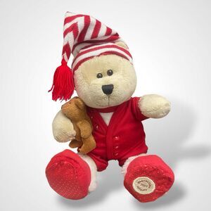 STARBUCKS Vintage 2007 Collectible Bearista Bear Plush 68 Edition Christmas